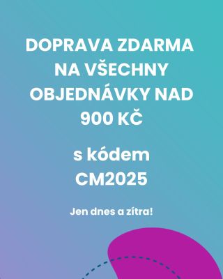 👉 Cyber Monday = doprava ZDARMA! 🤩 Nakup dárky pro svoje blízké nebo doplň zásoby do tvoření a neplať ani korunu za...
